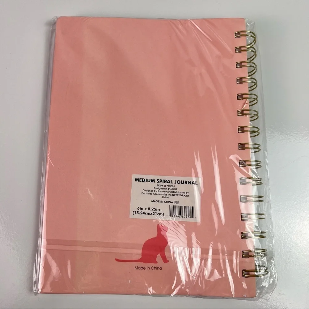 Only My Cat Understands Me Spiral Journal Notebook Lined Pages 6”x 8.25”